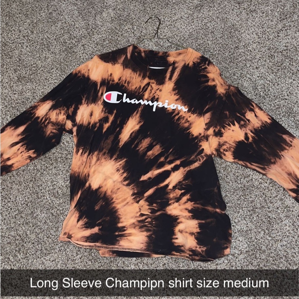 Long Sleeve Champion Shirt Size Medium